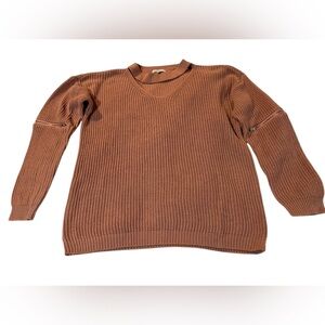 Charlotte Russe Rust Knit Sweater